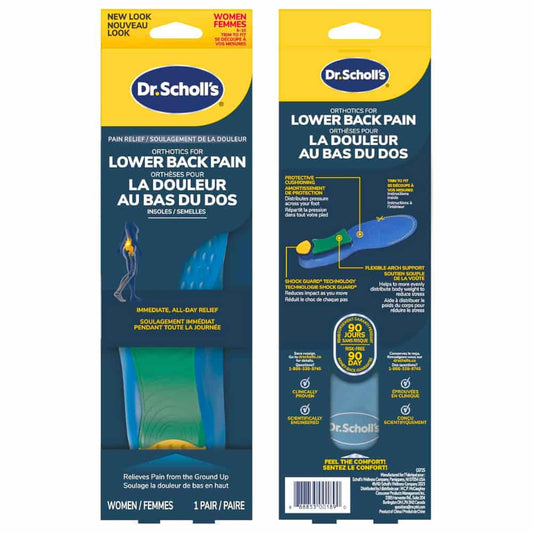 Dr. Scholl’s® Pain Relief Orthotics for Lower Back Pain, Women's, Sizes 6-10