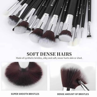 Docolor Professional Makeup Brushes Set with Cosmetic Case