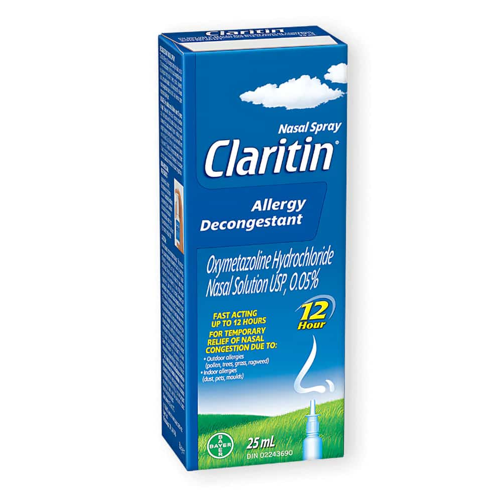 Claritin Allergy Decongestant Nasal Spray, Fast Acting Relief, 25ml