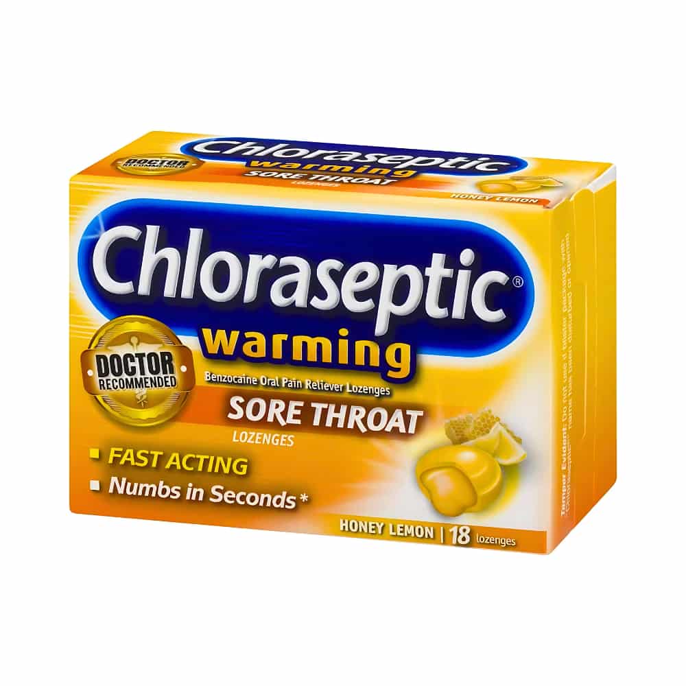 Chloraseptic Warming Sore Throat Lozenge Honey Lemon - 15s