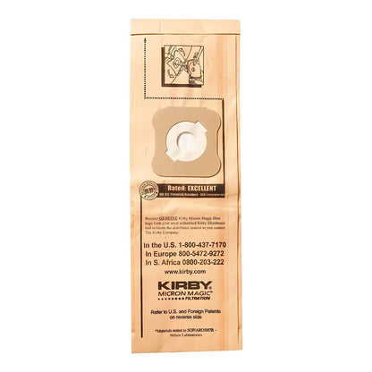 Compatible with Kirby Generation 4 Upright Vacuum Cleaner Micron Magic Bags 9 Pk Part # 197394A