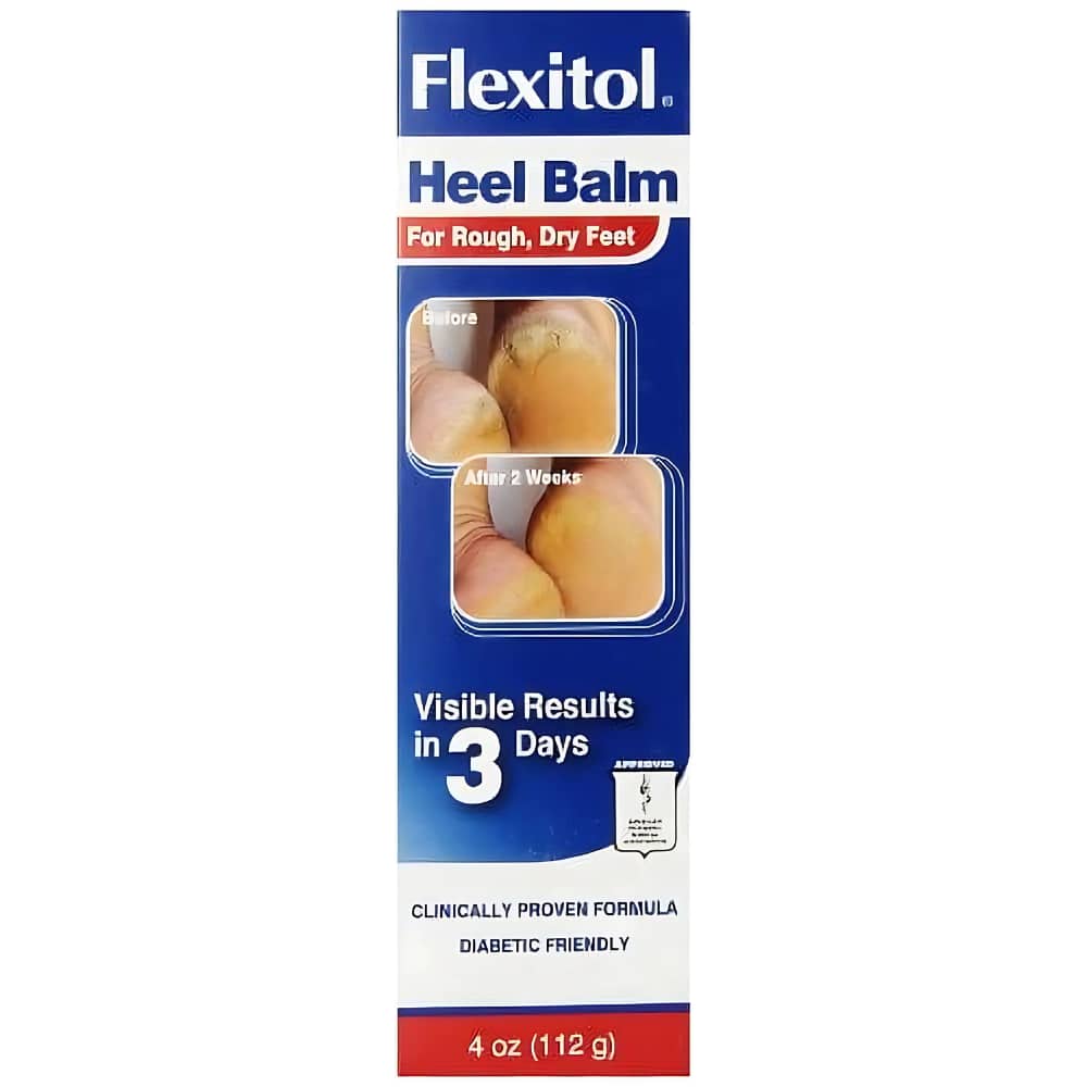 2 Pack Flexitol Heel Balm For Rough Dry Feet - 4 oz