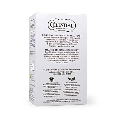 Celestial Organics Herbal Tea - Chamomile Lavender - 18s
