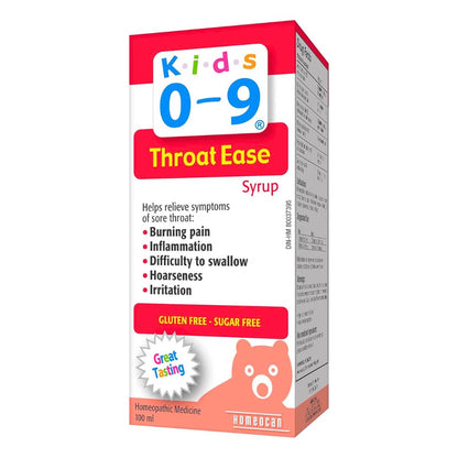 Kids 0-9 Throat Ease Syrup