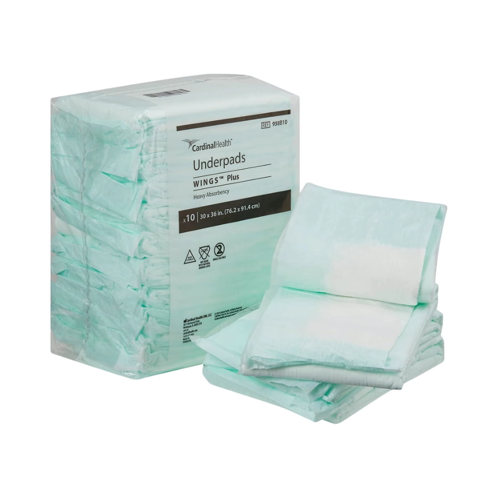 Covidien Wings Plus - Disposable Bed Pads 23\ x 36\" Bag of 15"