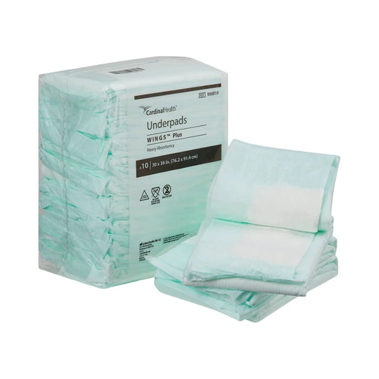 Covidien Wings Plus - Disposable Bed Pads 23\ x 36\" Bag of 15"