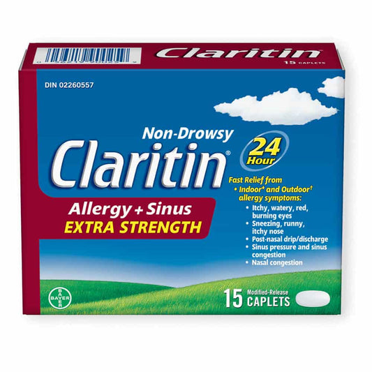 Claritin Allergy + Sinus Extra Strength 24HR - 15s