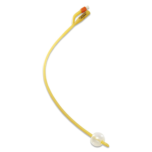 Covidien Kenguard Two-Way Silicone-Coated Latex Foley Catheter - 30cc Balloon Capacity | 22Fr | 3614 | Each