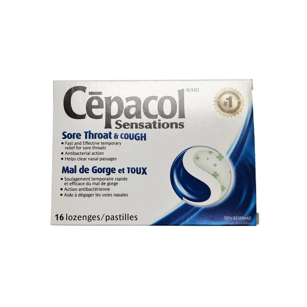 Cepacol® Sensations Sore Throat and Cough, Sore Throat Lozenges, 16 ct