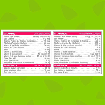 FLINTSTONES Complete Chewable Multivitamin & Minerals for Kids, Aspartame-Free, with Vitamin A, C, B6, B12, D, E, Calcium, 150 count