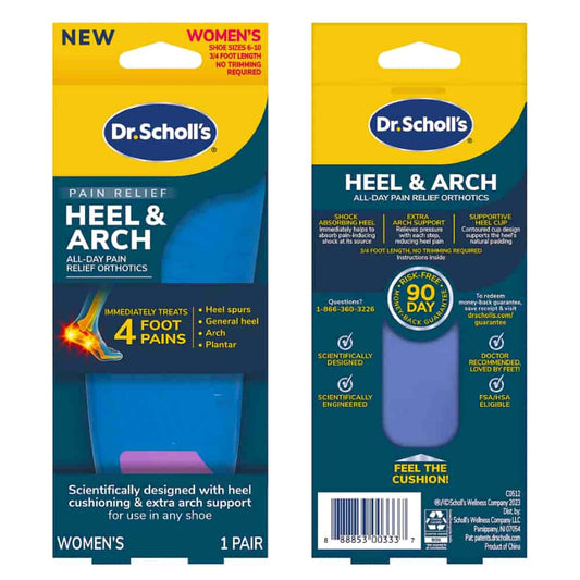 Dr. Scholl’s® Pain Relief Orthotics for Heel Pain, Women's, Sizes 5-12