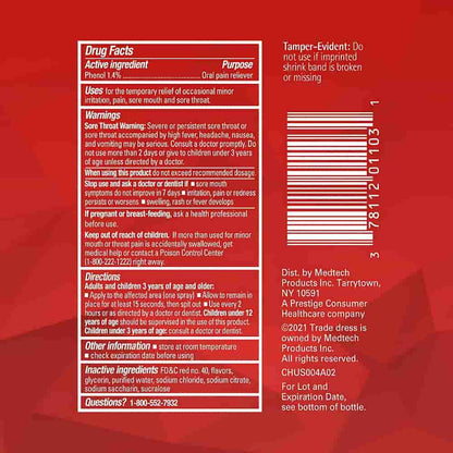 Chloraseptic Sore Throat Spray - Cherry - 177ml