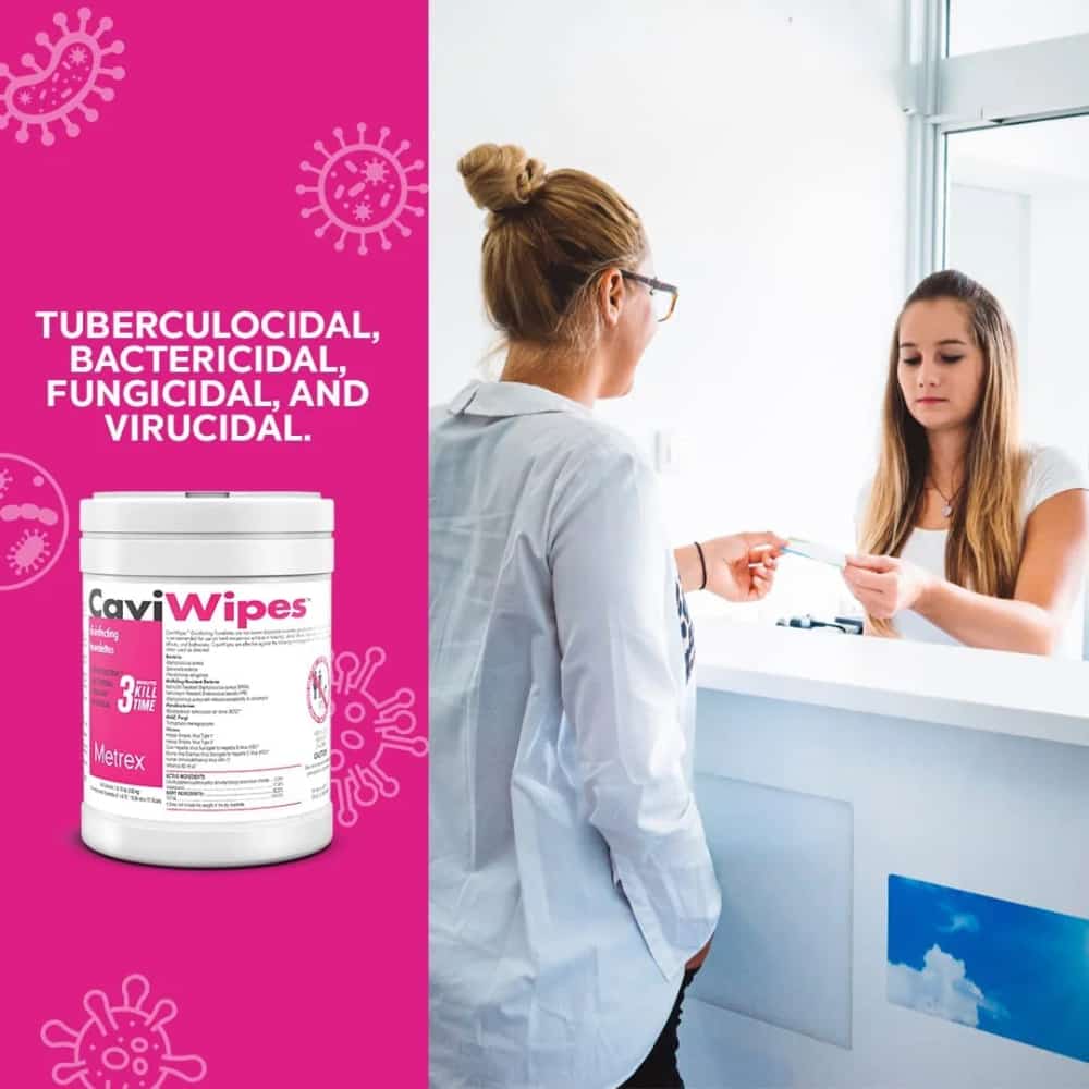 CaviWipes - Cavicide Germacidal Cleaner Wipes 160 ct