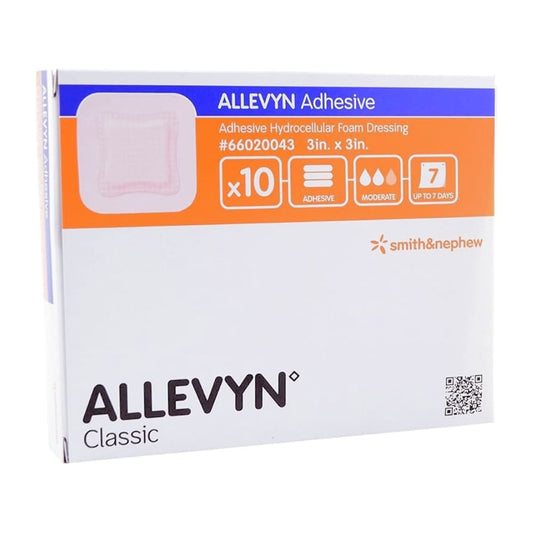 Dressing Adhesive Allevyn 3"x3" - Smith & Nephew 66020043
