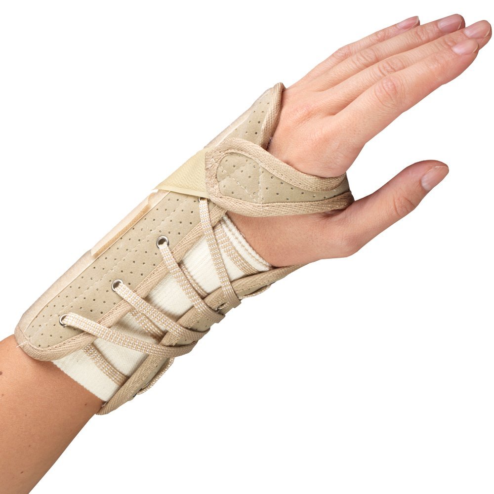Ea/1 Otc Soft-Fit Maximum Cock-Up Wrist Splint Suede Finish  Right Lg (6 1/2-7 1/2")