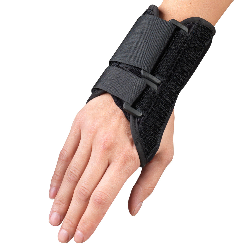 Ea/1 Formfit 6" Wrist Splint Right Black, X-Small
