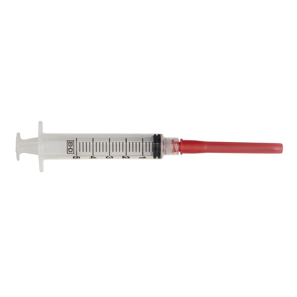 BD Luer-Lok™ Syringe w/Blunt Fill Needle, 5mL, 18G x 1-1/2" (Box 100 pcs)