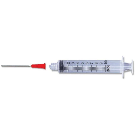 BD Luer-Lok™ Syringe w/Blunt Fill Needle, 10mL, 18G x 1-1/2" (Box 100 pcs)