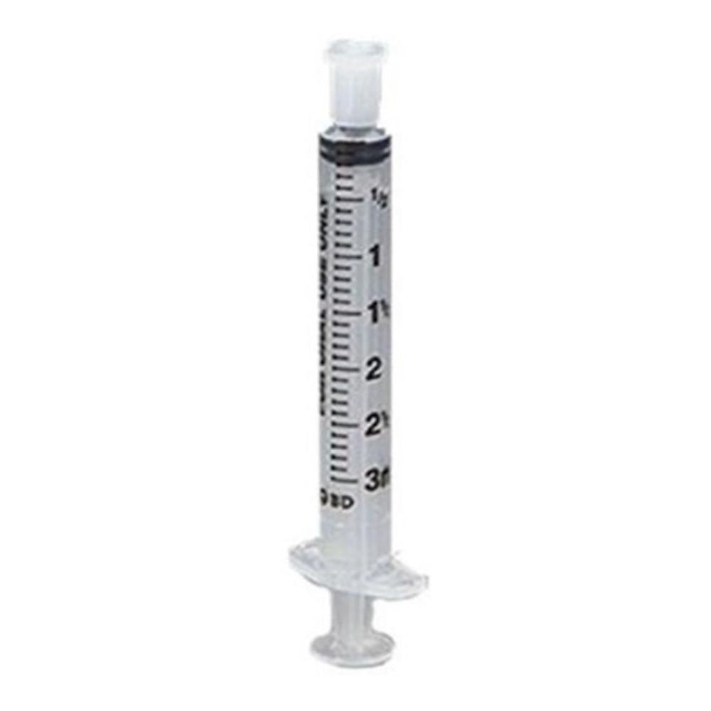 Oral Syringe w/Tip Cap 3ml (Case 100 pcs)