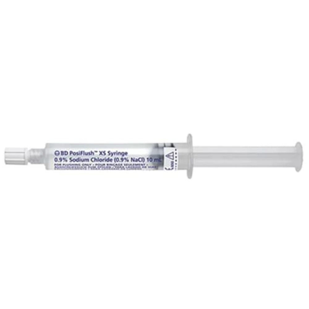 BD PosiFlush™ Externally Sterile (XS) Saline Flush Syringe, 10mL