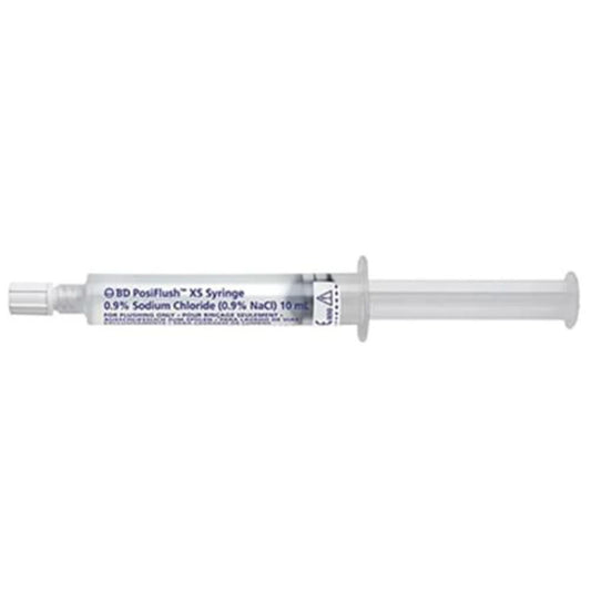 BD PosiFlush™ Externally Sterile (XS) Saline Flush Syringe, 10mL