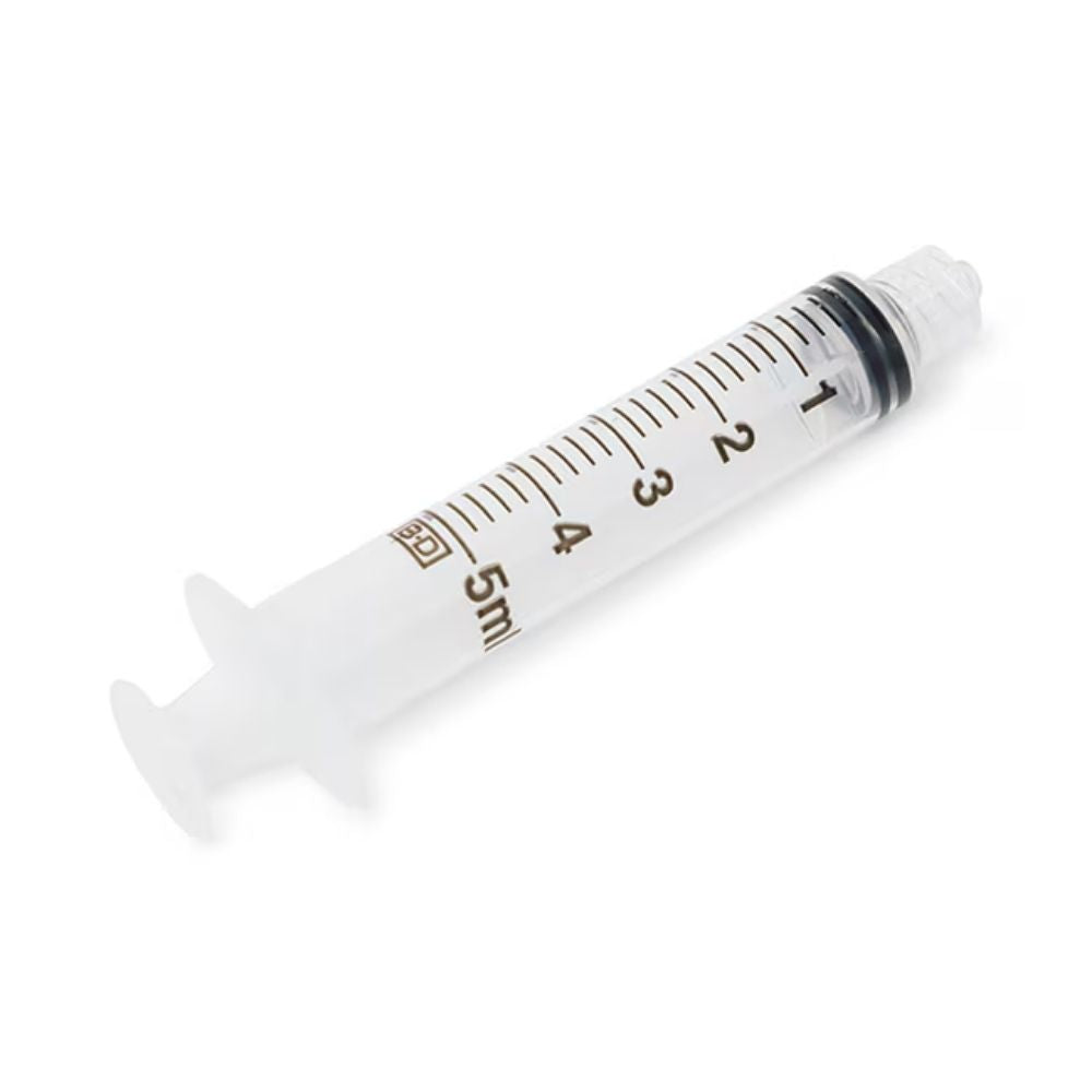 BD Syringes w/Luer-Lok™ Tip, 5mL (Box 125 pcs)