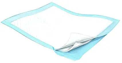 Cs/15bg (10ea/Bg) Simplicity Fluff Underpad Moderate Absorbency 23" X 36" Lt. Blue