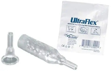 Bx/100 Ultraflex Silicone Self-Adhering Male External Catheter, Size X-Large 41Mm