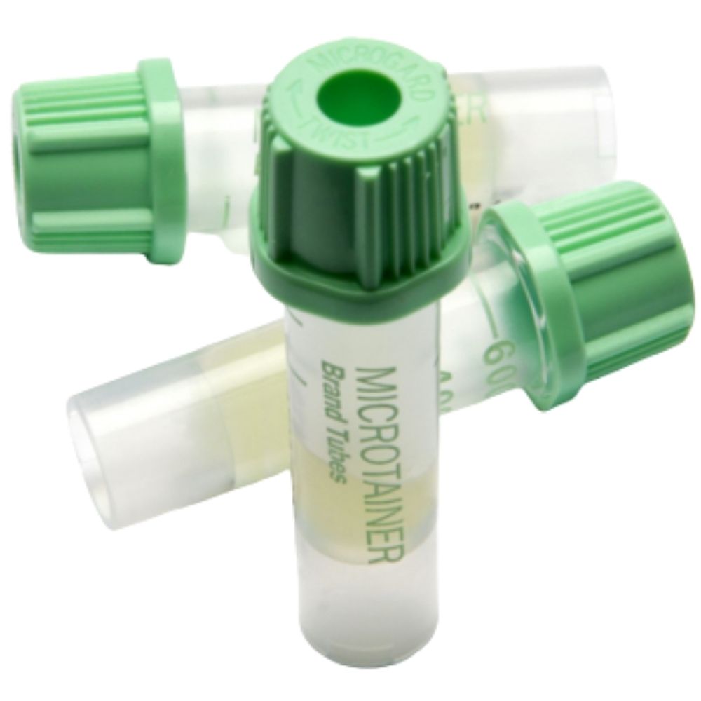 BD Microtainer® Blood Collection Tubes, Mint Green