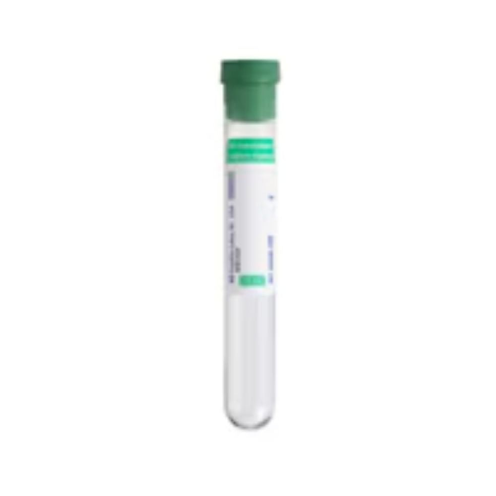 BD Vacutainer® Heparin Tubes, 16mm x 100mL, 10mL Green