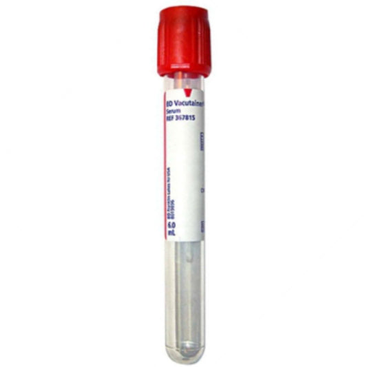 BD Vacutainer® Serum Tube, Red, 6mL