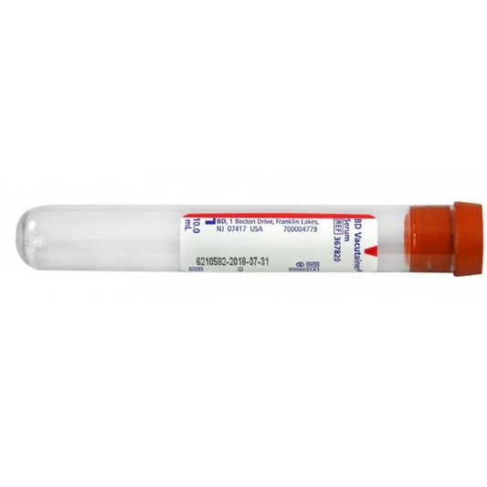 BD Vacutainer® Serum Tube, Red, 10mL