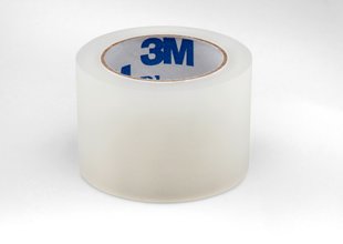 Bx/12  Tape Surgical Plastic Clear 1.0In X 5.0Yd Waterproof