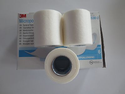 Bx/6  Tape Micropore 2In X 10Yd White
