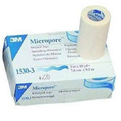 Bx/4  Tape Micropore 3In X 10Yd White