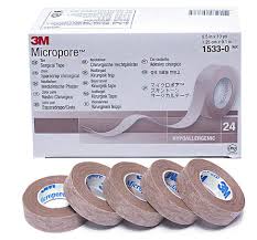 Bx/24  Tape Micropore 1/2In X 10Yd Tan