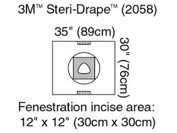 Bx/10  Drape-Steri Aperture Pouch 35In X 30In