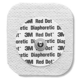Cs/20  (Bg/50)  Electrode Ecg Adult Cloth Diaphoretic Red Dot