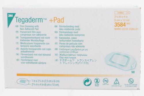 Bx/50  Dressing Film N/Adh Pad 6 X 10Cm