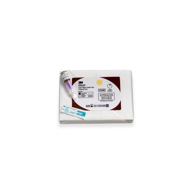 Ea/1 Attest Super Rapid Readbout Biological Indicator And Challenge Packs For Steam, White, Disposable.