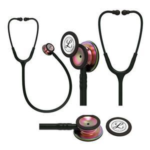 Ea/1 Littmann Iii Classic Stethoscope 27" Black Tube W/ Rainbow Finish & 2-Sided Chestpiece