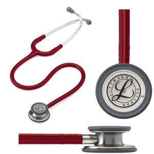 Littmann Classic Iii Monitoring Stethoscope 27" Raspberry Tube & Two-Sided Smoke-Finish Chestpiece - Ea/1