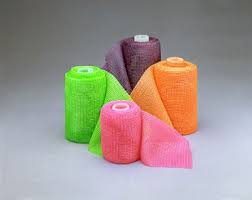 Bx/10  Tape Cast Plus 4In X 4Yds Glow In Dark