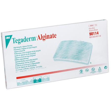 Bx/5  Dressing Calcium Alginate Fiber 4 X 8In Tegaderm