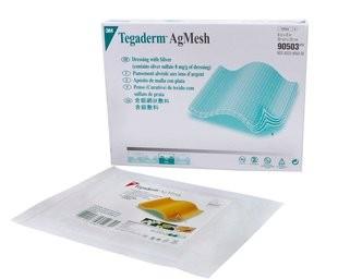 Dressing Ag Mesh/Silver 8 X 8in - Box Of 3