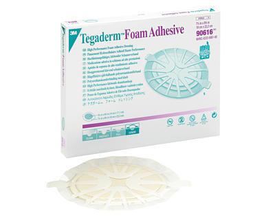 Bx/5 Tegaderm Foam Dressing Adhesive, Adhesive (Ovale) Inner Diameter:6-3/4In X 5-1/2In :Outer Diameter:8-3/4In X 7-1/2In
