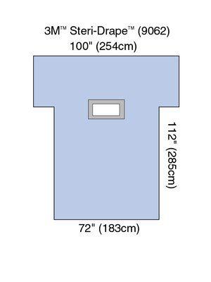 Bx/10  Drape Laparoscopy Absorbent Prevention 183 X 285Cm
