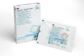 Bx/10  Dressing Silicone Foam Nonadhes 4In X 4In