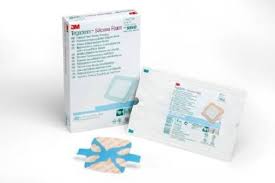 Bx/10  Dressing Silicone Foam Nonadhes 6In X 6In.