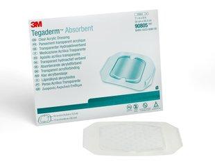 Bx/5 Tegaderm Acrylic Dressing Large Square Clear , 8Inx7.9In (20.32Cmx 20.06Cm)
